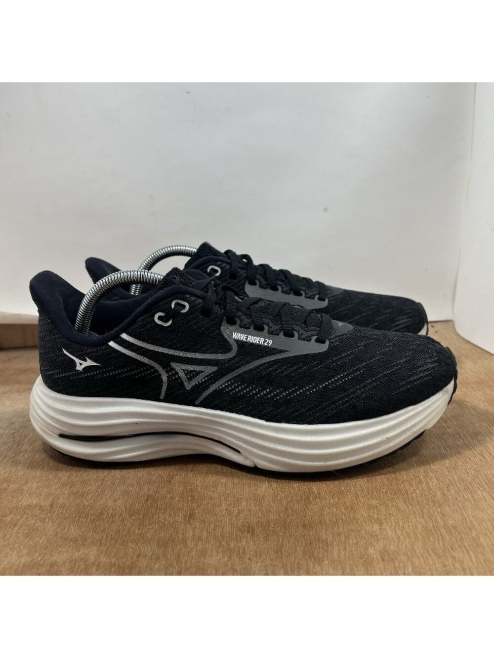Mizuno Wave Rider 29 Running Shoes Men Size 9.5 Black